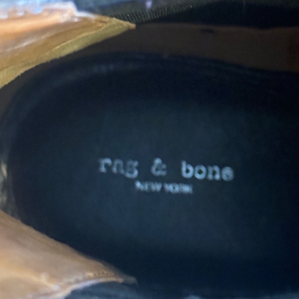 rag & bone Dark Burgundy Leather Chelsea Boots See pics for Wear - Picture 5 of 7